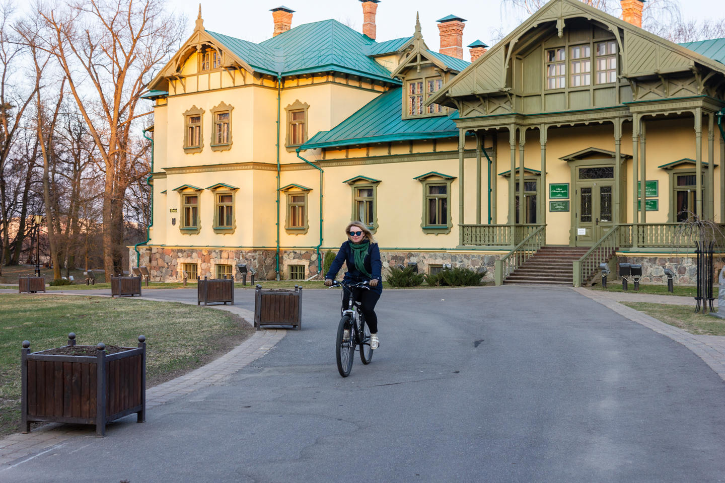 Велодорожка в Лошицком парке