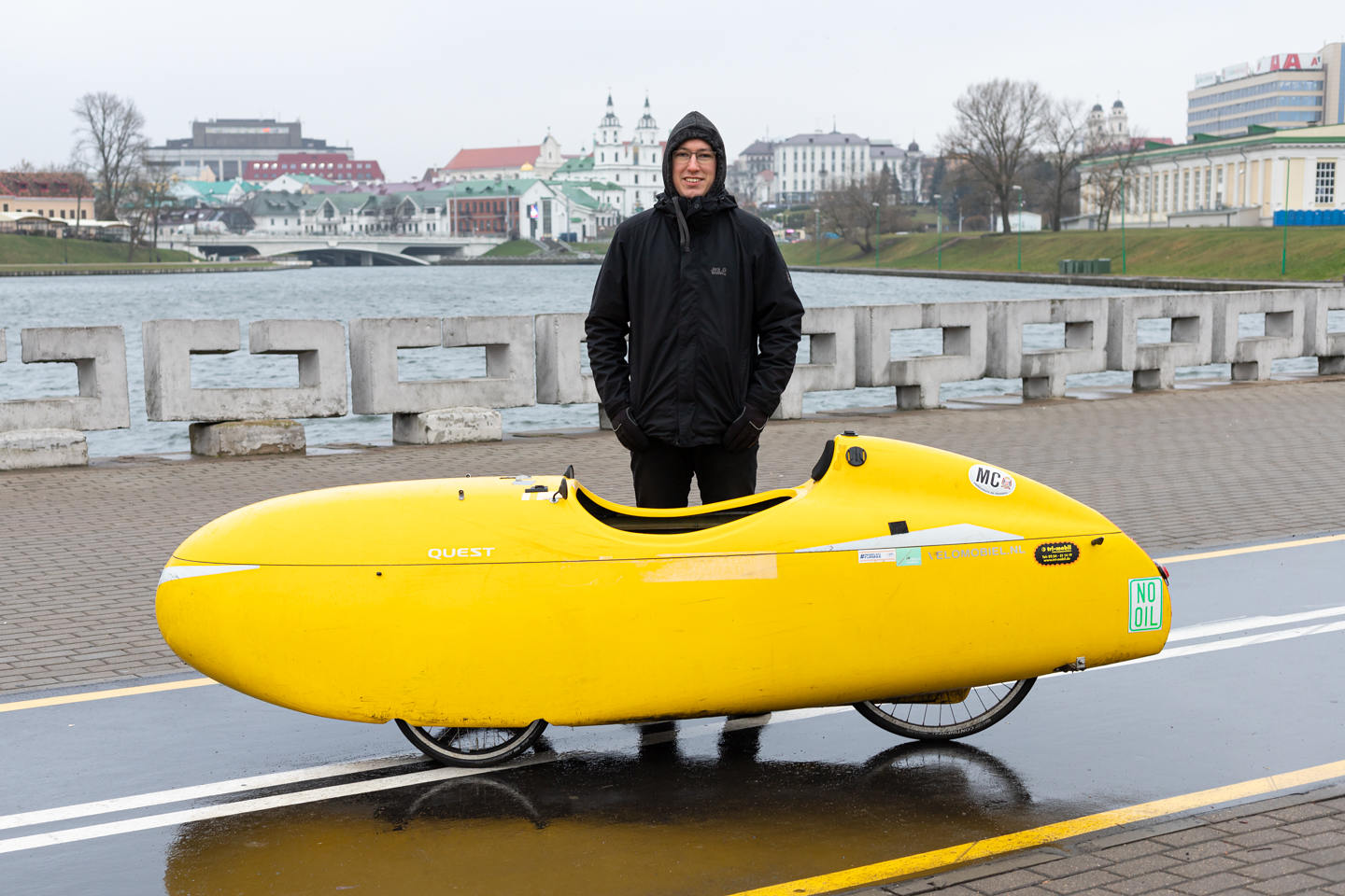 Яша и его Velomobiel Quest