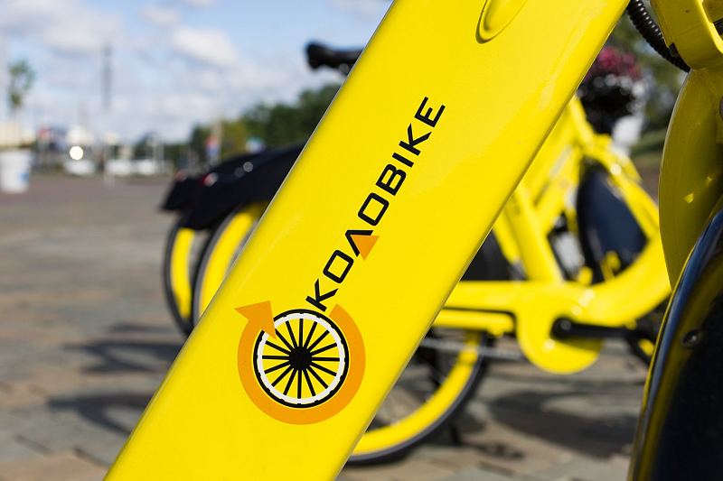 Жёлтые велосипеды появились в Бресте