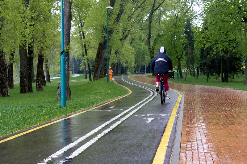 Как ездить на велосипеде в дождь