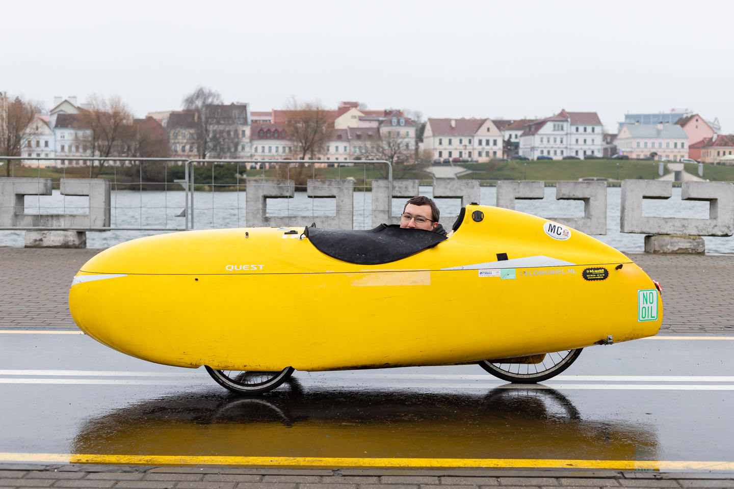 Яша и его Velomobiel Quest